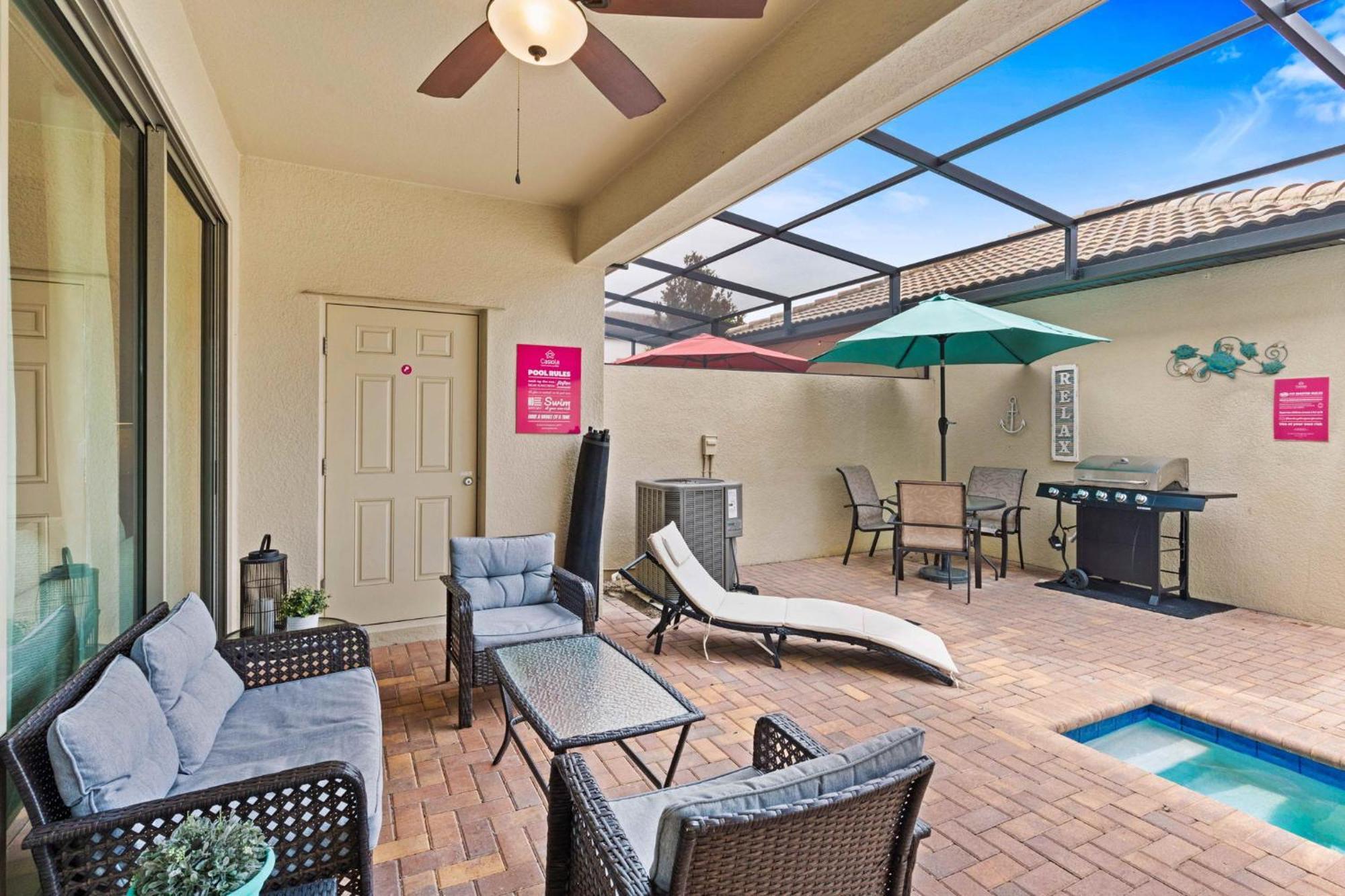 Townhome With Private Pool, Bbq & Free Waterpark Кіссіммі Екстер'єр фото